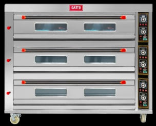 GATTO 3 Deck 9 Tray Gas Oven